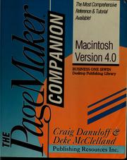 Cover of: The Pagemaker Companion: Macintosh Version 4.0 (Dow Jones-Irwin desktop publishing library)
