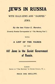 Jews in Russia by Victor Emile Marsden