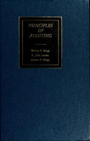 Cover of: Principles of auditing