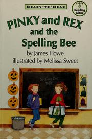 Cover of: Pinky and Rex and the spelling bee