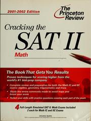 Cover of: Cracking the SAT II by Jonathan Spaihts