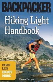 Cover of: Hiking light handbook: carry less enjoy more