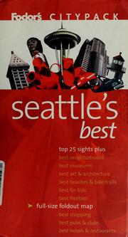 Cover of: Fodor's citypack Seattle's best by Suzanne Tedesko