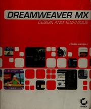 Cover of: Dreamweaver MX | Ethan Watrall