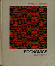 Cover of: Economics: principles, problems, and policies