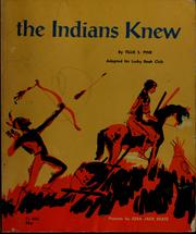 Cover of: The Indians knew by Tillie S. Pine