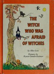 Cover of: The witch who was afraid of witches by Alice Low