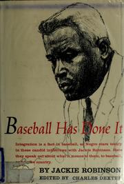 Cover of: Baseball has done it