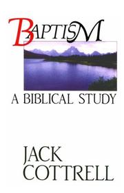 Cover of: Baptism by Jack Cottrell
