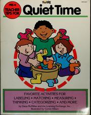 Cover of: Teacher Tips for Quiet Time/Mm1927 by Dana McMillan