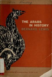 The Arabs in History by Bernard Lewis