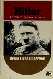 Hitler by George H. Stein