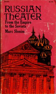 Cover of: Russian theater, from the Empire to the Soviets by Евгений Иванович Замятин