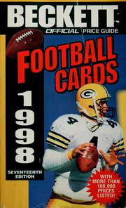 Cover of: The official 1998 price guide to football cards by James Beckett