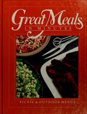 Cover of: Picnic & outdoor menus. by Time-Life Books