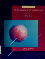 Cover of: Readings on human behavior by Allen L. Hammond