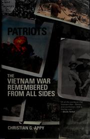 Cover of: Patriots by Christian G. Appy