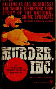 Cover of: Murder, inc by Burton B. Turkus