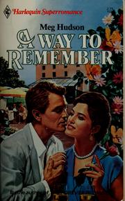 Cover of: A way to remember