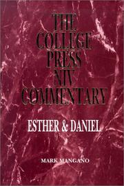 Cover of: Esther/Daniel (The College Press Niv Commentary. Old Testament Series) by Mark Mangano