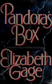 Cover of: Pandora's box by Elizabeth Gage