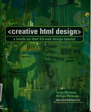 Cover of: Creative HTML design by Lynda Weinman