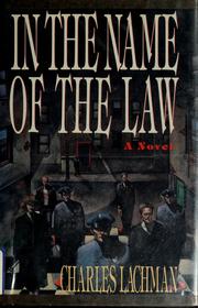 Cover of: In the name of the law