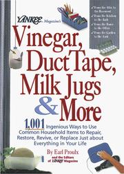 Cover of: Yankee Magazine's Vinegar, Duct Tape, Milk Jugs & More