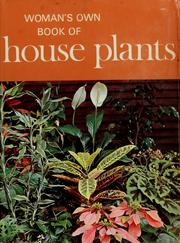 Cover of: Woman's own book of house plants.