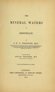 Cover of: The mineral waters of Kreuznach