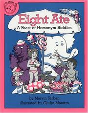 Cover of: Eight ate: a feast of homonym riddles
