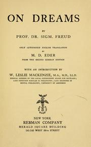 Cover of: On dreams by Sigmund Freud