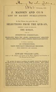 Cover of: The hand book of hydropathy for professional and domestic use: with an appendix, on the best mode of forming hydropathic establishments : being the result of twelve years' experience at Grafenberg and Freywaldau