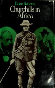Cover of: Churchills in Africa.