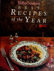 Cover of: Betty Crocker's best recipes of the year