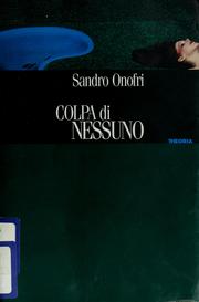 Cover of: Colpa di nessuno