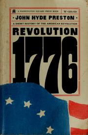 Cover of: Revolution, 1776