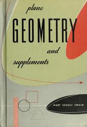 Cover of: Plane geometry