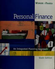 Cover of: Personal finance by Bernard J. Winger