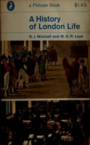 Cover of: A history of London life