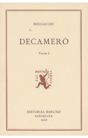 Cover of: Decameró, versió catalana de 1429. Introd. de Carles Riba. by Giovanni Boccaccio