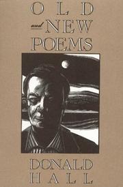 Cover of: Old and new poems by Donald Hall