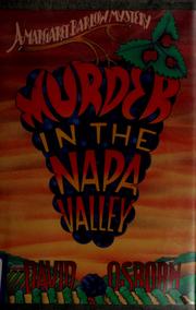 Murder in the Napa Valley by David Osborn