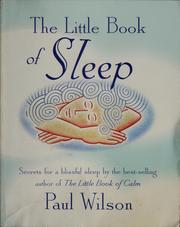 Cover of: The little book of sleep