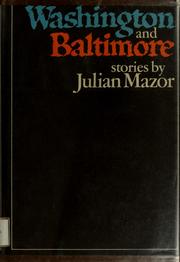 Cover of: Washington and Baltimore: stories.