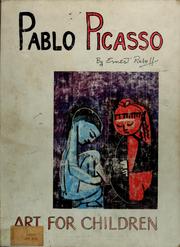 Cover of: Pablo Picasso by Ernest Lloyd Raboff