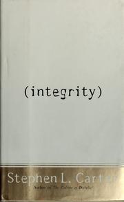 Cover of: Integrity by Stephen L. Carter