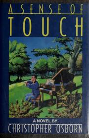 Cover of: A Sense of Touch by Christopher Osborn