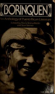 Cover of: Borinquen; an anthology of Puerto Rican literature