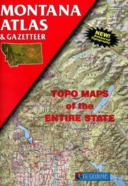 Cover of: Montana Atlas & Gazetteer | DeLorme Mapping Company
